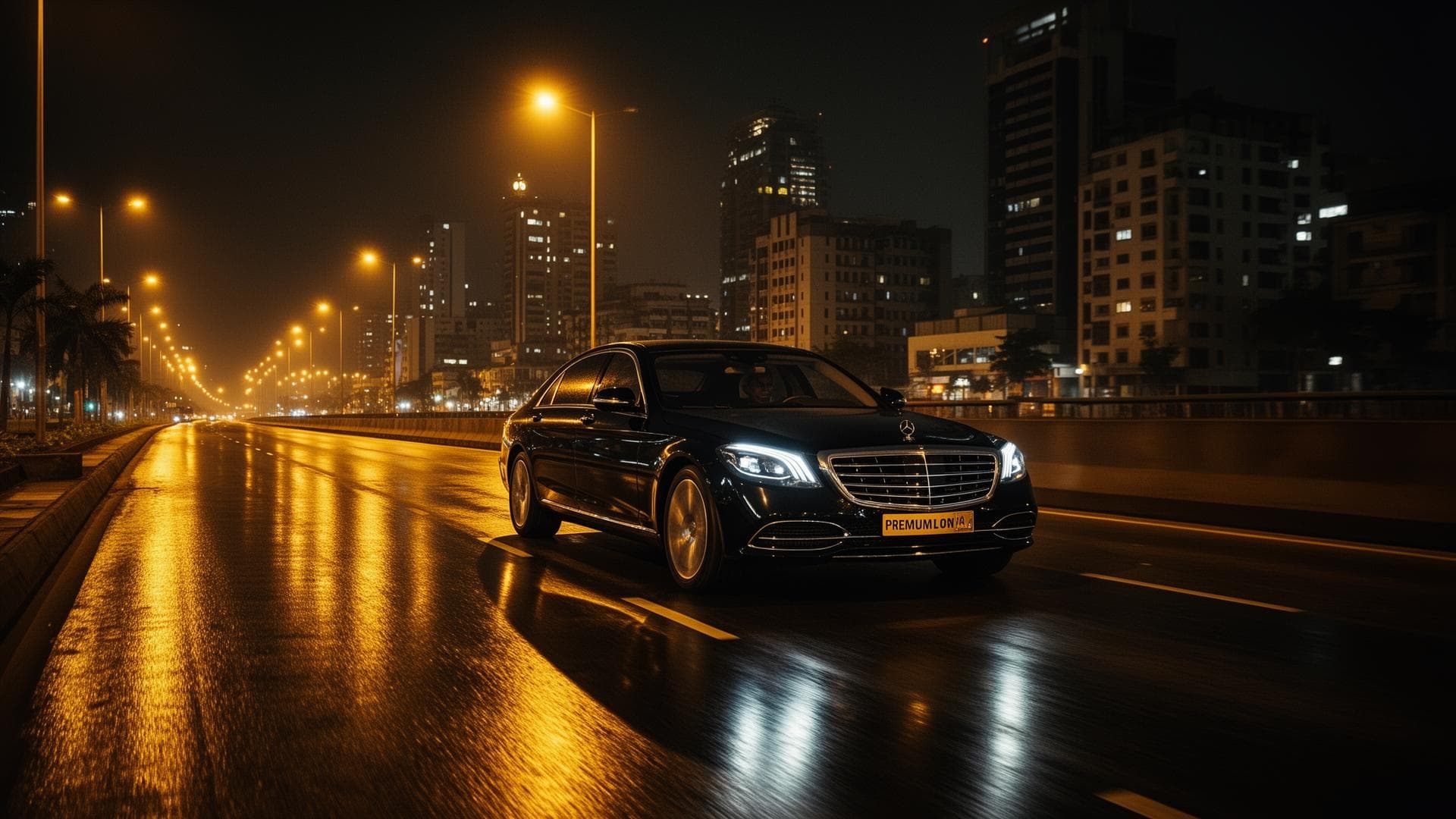 Luxury chauffeur car